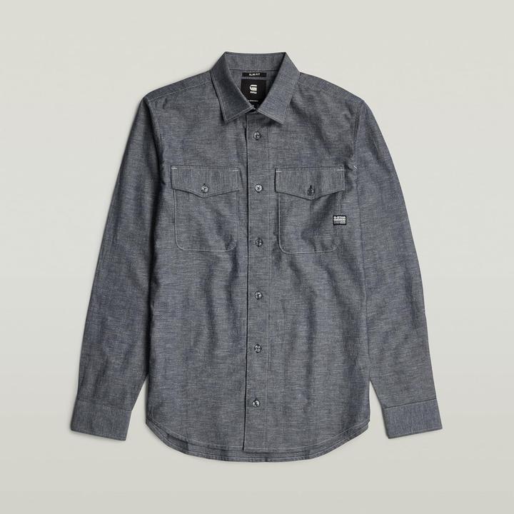 Produktbild G-Star Marine Slim Shirt LS (S)