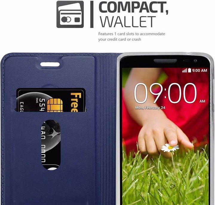 Actual product image Cadorabo Book Classy Style Cover (LG G2 Mini)
