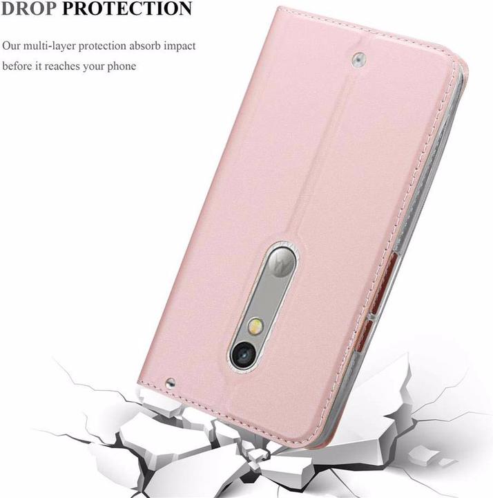 Actual product image Cadorabo Book Classy Style Cover (Motorola Moto X Play)