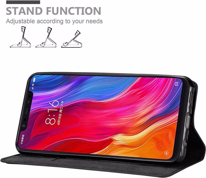 Actual product image Cadorabo Book Invisible Magnet Cover (Mi 8)