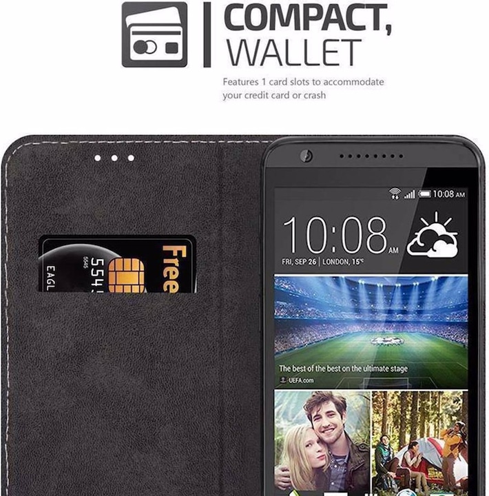 Actual product image Cadorabo Book X Wallet Cover (HTC Desire 820)