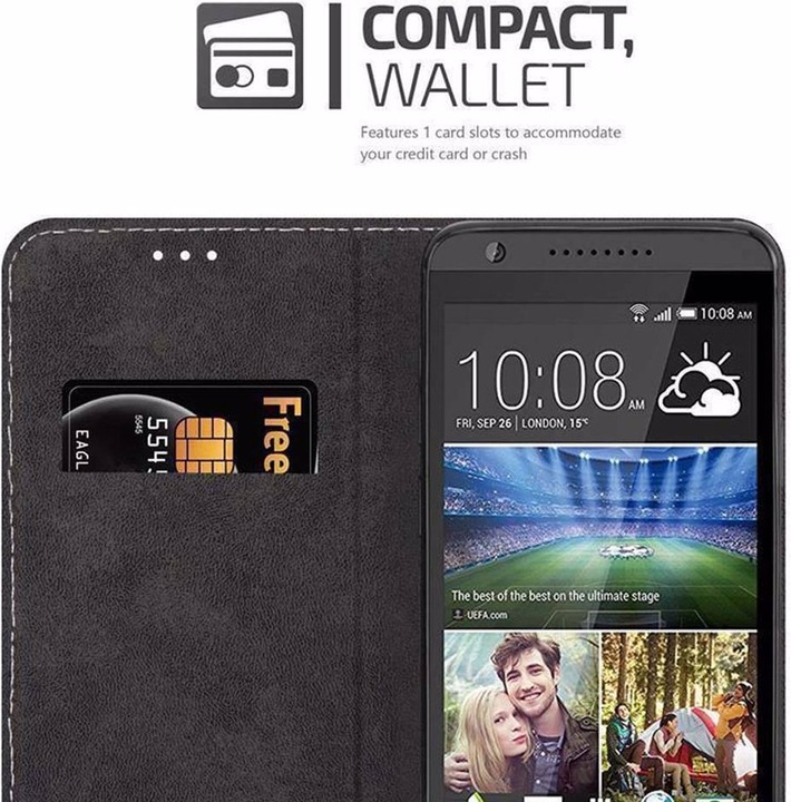 Actual product image Cadorabo Book X Wallet Cover (HTC Desire 820)