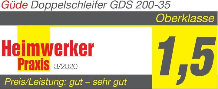 Actual product image Güde Ø 200mm double grinder GDS 200-35 (Bench grinder, 350 W)
