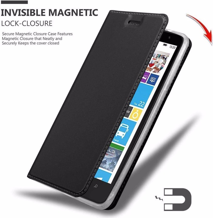 Productafbeelding Cadorabo Boek Classy Style Cover (Nokia Lumia 1320)