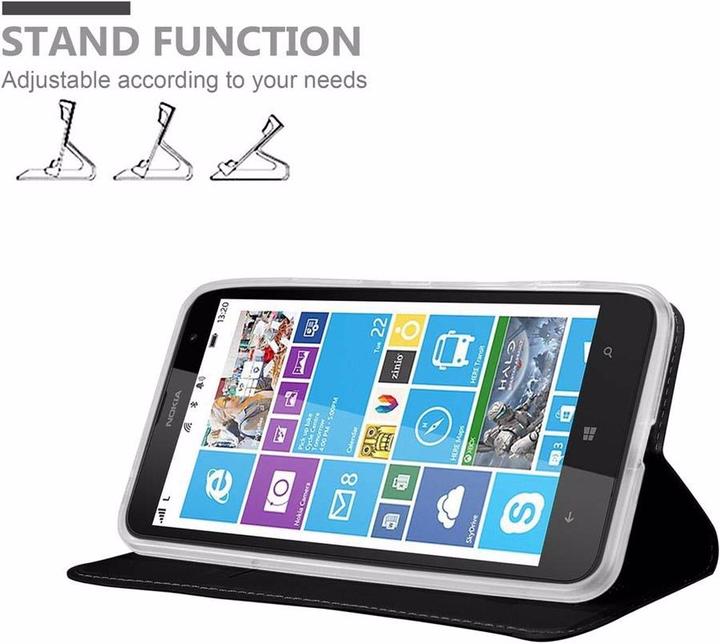 Actual product image Cadorabo Book Classy Style Cover (Nokia Lumia 1320)