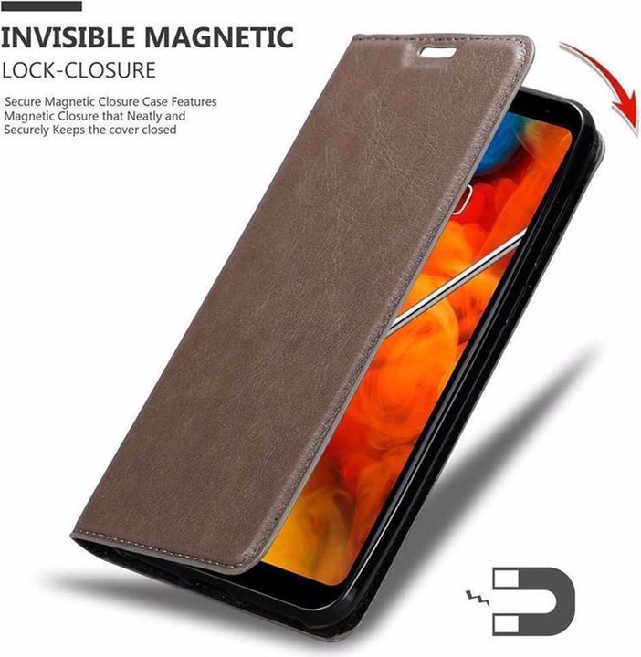 Actual product image Cadorabo Book Invisible Magnet Cover (LG Q Stylus)