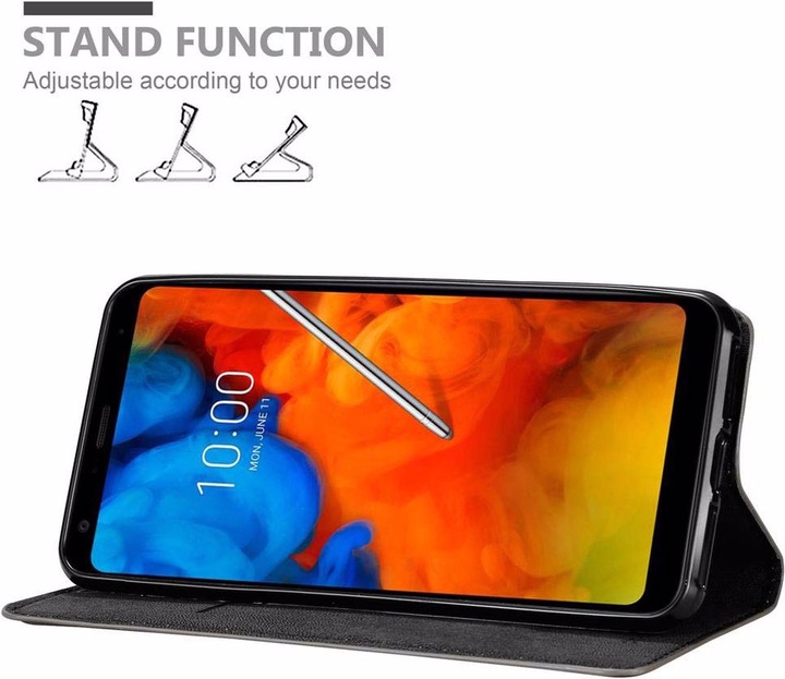 Actual product image Cadorabo Book Invisible Magnet Cover (LG Q Stylus)