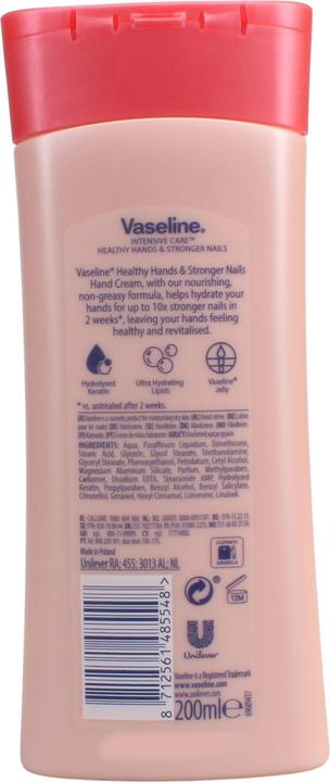 Produktbild Vaseline Intensive Care Healthy Hands Stronger Nails (200 ml)