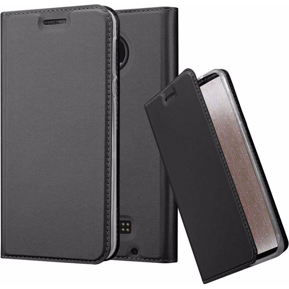 Thumbnail - Cadorabo Book Classy Style Cover (Motorola Moto Z Play), Smartphone Hülle, Schwarz