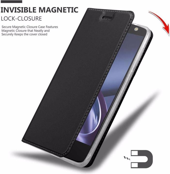 Actual product image Cadorabo Book Classy Style Cover (Motorola Moto Z Play)