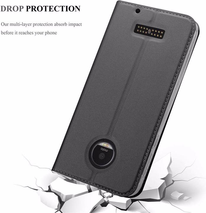 Actual product image Cadorabo Book Classy Style Cover (Motorola Moto Z Play)