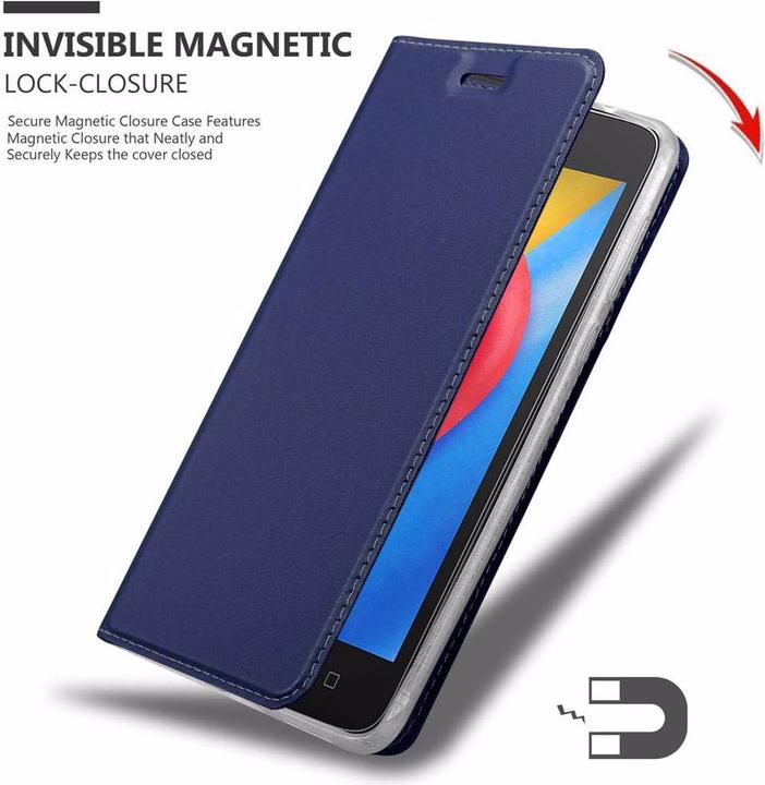 Produktbild Cadorabo Book Classy Style Cover (Motorola Moto C Plus)