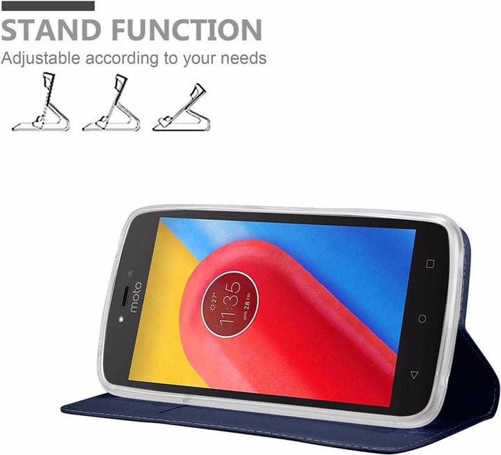 Produktbild Cadorabo Book Classy Style Cover (Motorola Moto C Plus)