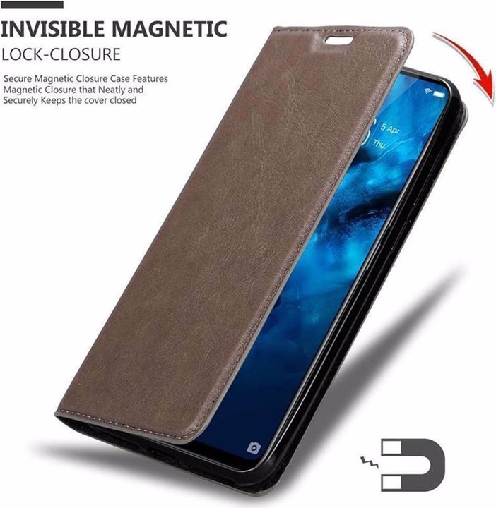 Actual product image Cadorabo Book Invisible Magnet Cover (Vivo Nex)