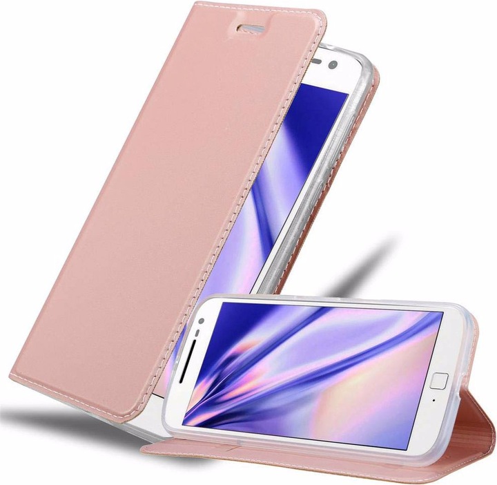 Produktbild Cadorabo Book Classy Style Cover (Motorola Moto G4 Plus, Motorola Moto G4)