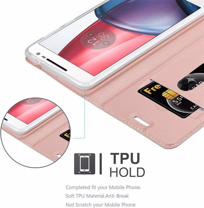 Actual product image Cadorabo Book Classy Style Cover (Motorola Moto G4 Plus, Motorola Moto G4)
