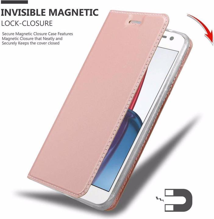 Actual product image Cadorabo Book Classy Style Cover (Motorola Moto G4 Plus, Motorola Moto G4)