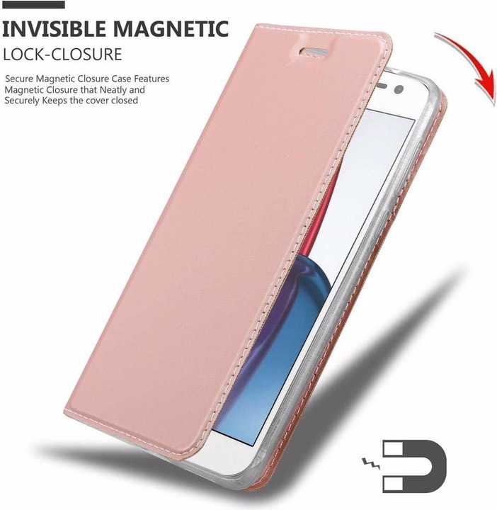 Produktbild Cadorabo Book Classy Style Cover (Motorola Moto G4 Plus, Motorola Moto G4)