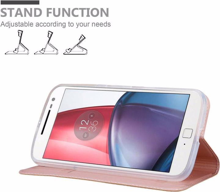 Actual product image Cadorabo Book Classy Style Cover (Motorola Moto G4 Plus, Motorola Moto G4)