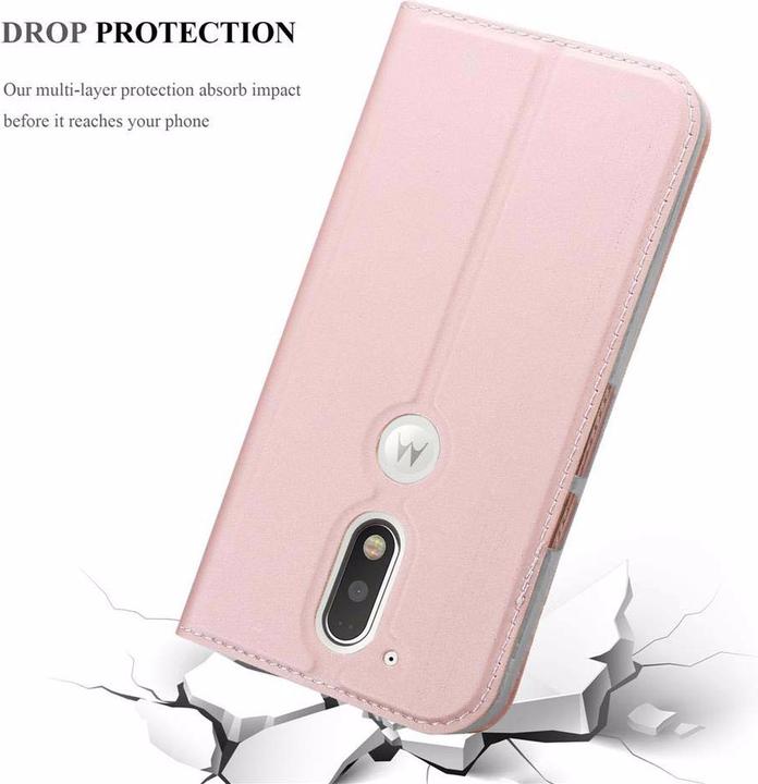 Actual product image Cadorabo Book Classy Style Cover (Motorola Moto G4 Plus, Motorola Moto G4)