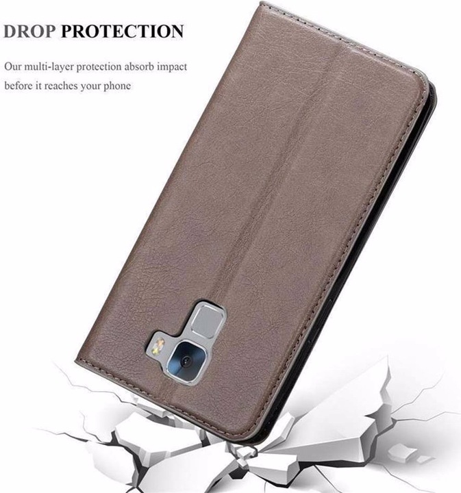 Actual product image Cadorabo Book Invisible Magnet Cover (Honor 7)