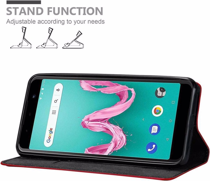 Produktbild Cadorabo Book Invisible Magnet Cover (Wiko Lenny 5)
