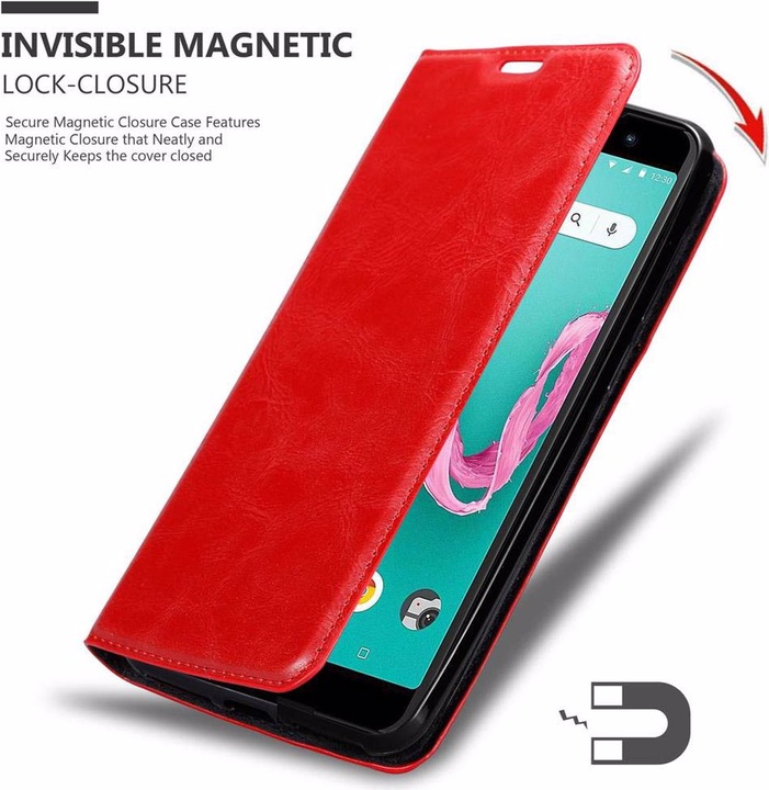Produktbild Cadorabo Book Invisible Magnet Cover (Wiko Lenny 5)