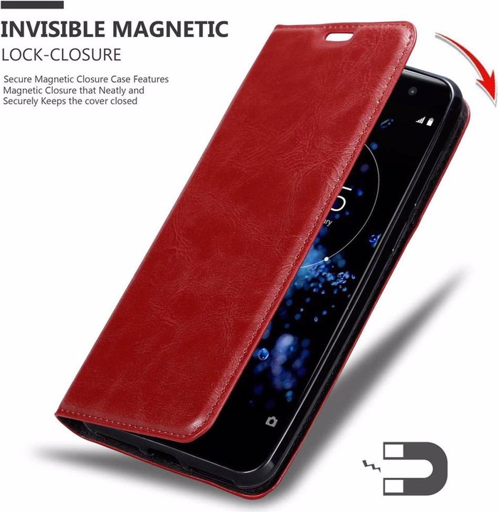 Produktbild Cadorabo Book Invisible Magnet Cover (Sony Xperia XZ2 Premium)
