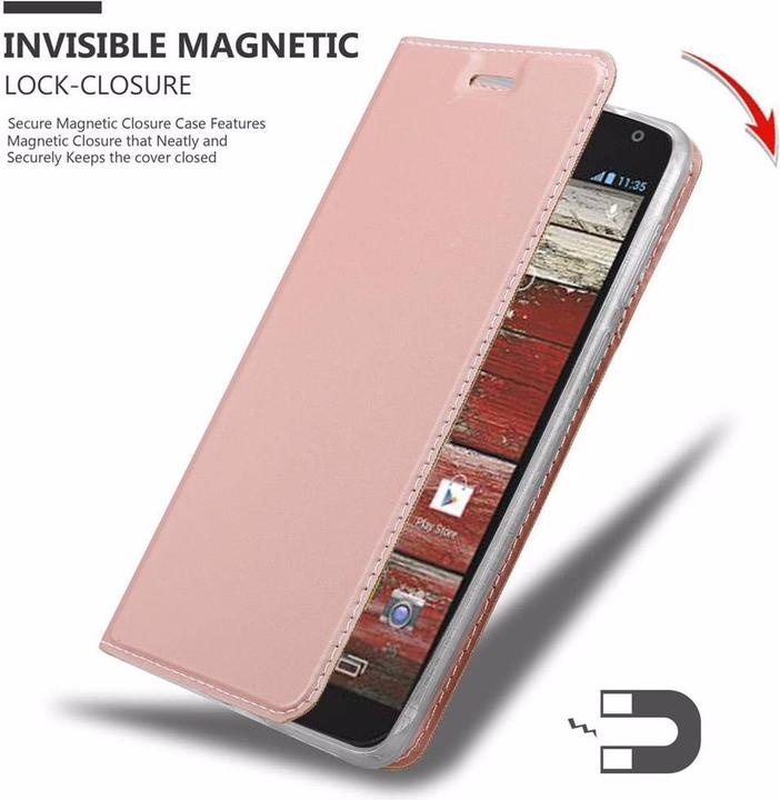 Actual product image Cadorabo Book Classy Style Cover (Motorola Moto G2 (2nd Gen))