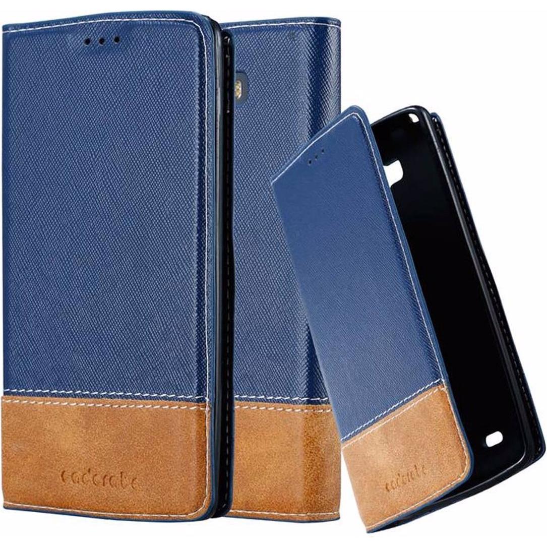 Cadorabo Book X-Wallet Cover (LG G3), Smartphone Hülle, Blau
