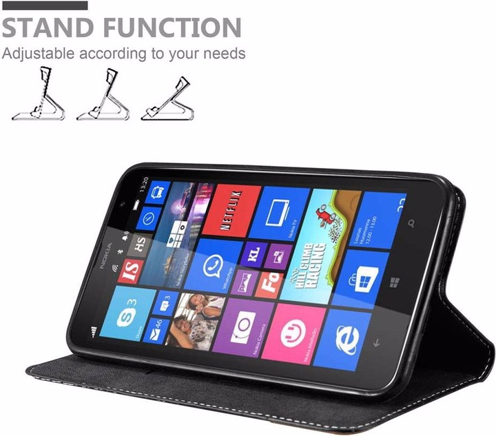 Actual product image Cadorabo Book X Wallet Cover (Nokia Lumia 1320)