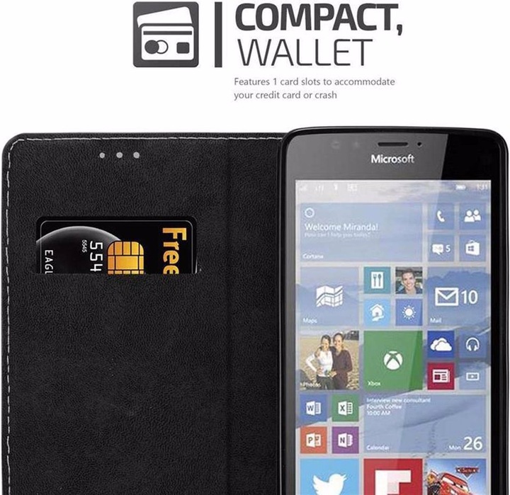 Actual product image Cadorabo Book X Wallet Cover (Microsoft Lumia 950)