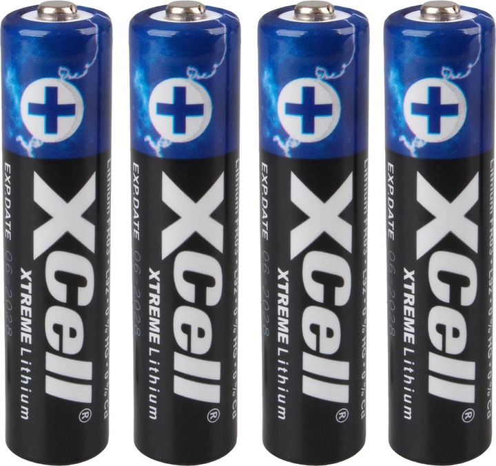Actual product image XCell XTREME Lithium AAA Battery 4s (4 pcs., AAA, 1000 mAh)