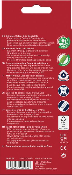 Produktbild Faber-Castell Colour Grip (12x)