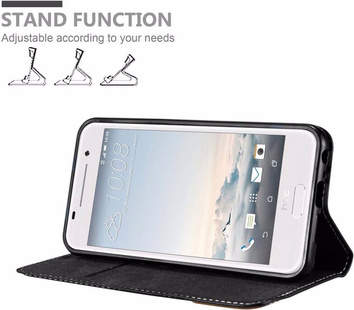 Actual product image Cadorabo Book X Wallet Cover (HTC One A9)