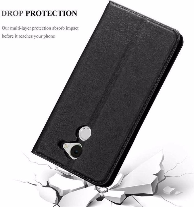 Actual product image Cadorabo Book Invisible Magnet Cover (Huawei Enjoy 7 Plus)