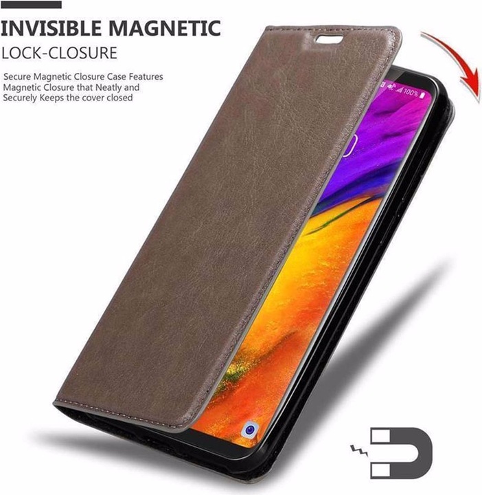 Actual product image Cadorabo Book Invisible Magnet Cover (LG V35 ThinQ)