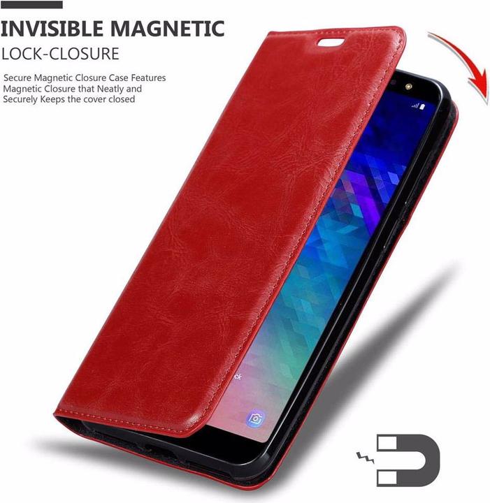 Image du produit Cadorabo Book Couverture magnétique invisible (Samsung Galaxy A6+)