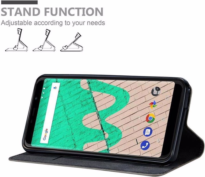 Actual product image Cadorabo Book Invisible Magnet Cover (Wiko View Max)