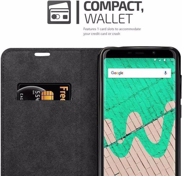 Productafbeelding Cadorabo Boek Onzichtbare Magneethoes (Wiko View Max)
