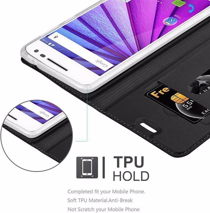 Actual product image Cadorabo Book Classy Style Cover (Motorola Moto G3)