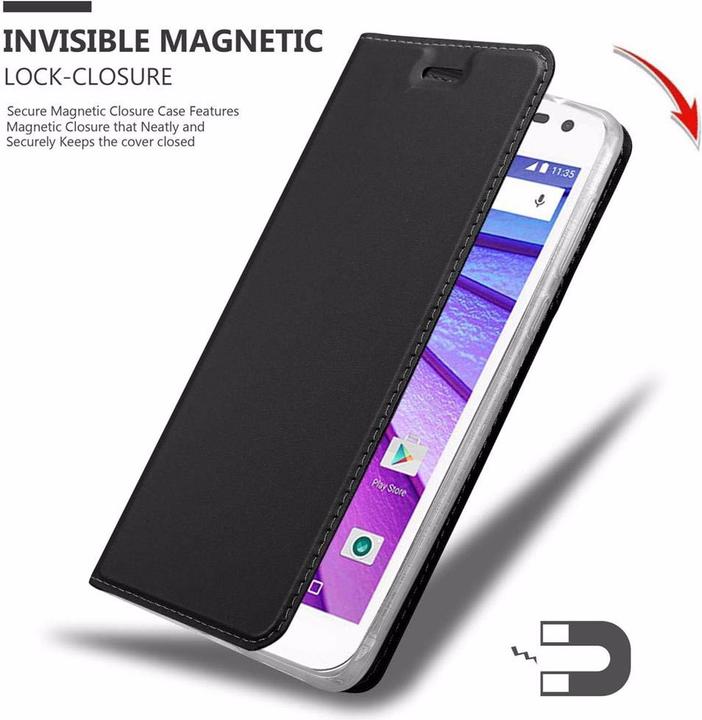 Actual product image Cadorabo Book Classy Style Cover (Motorola Moto G3)