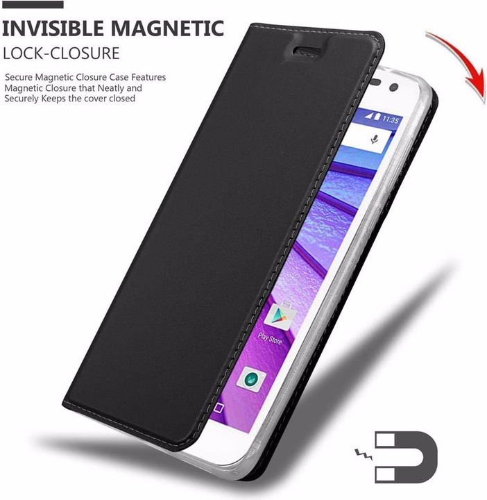 Produktbild Cadorabo Book Classy Style Cover (Motorola Moto G3)