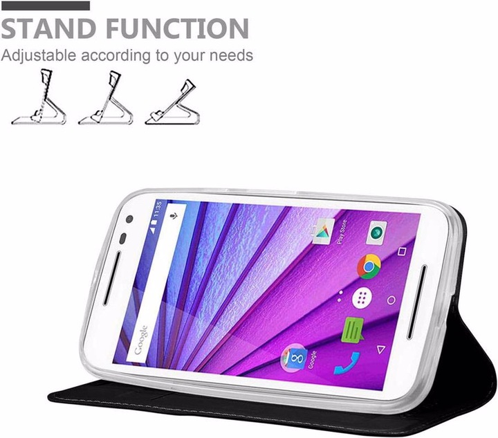 Produktbild Cadorabo Book Classy Style Cover (Motorola Moto G3)