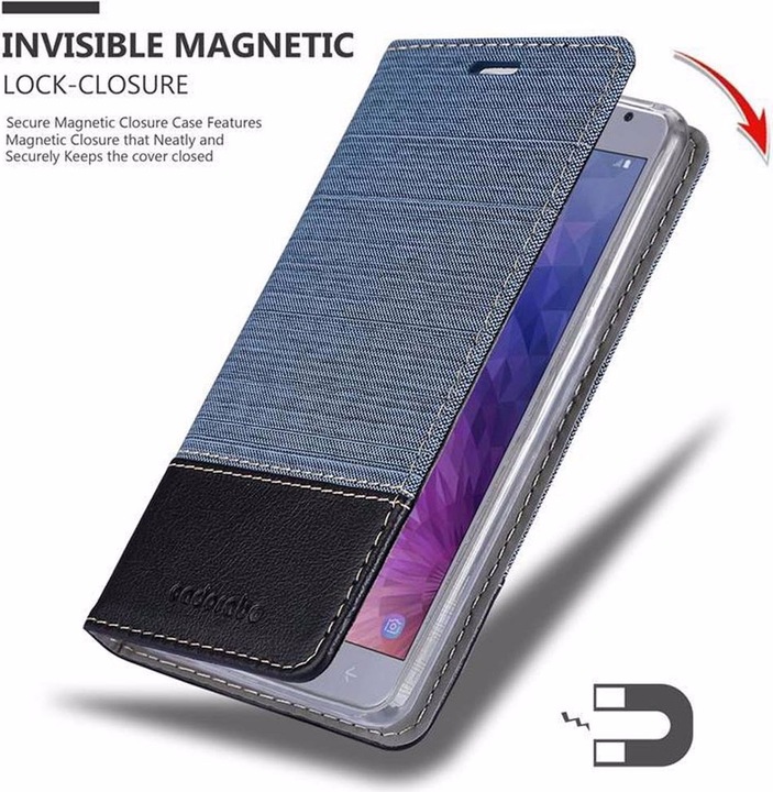 Produktbild Cadorabo Book Jeans Optik Cover (Samsung Galaxy J4 (2018))