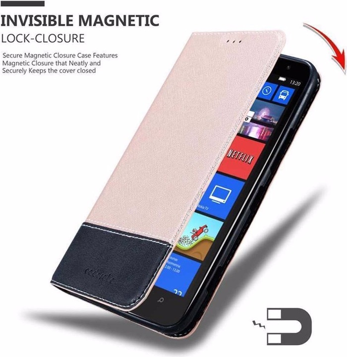 Actual product image Cadorabo Book X Wallet Cover (Nokia Lumia 1320)