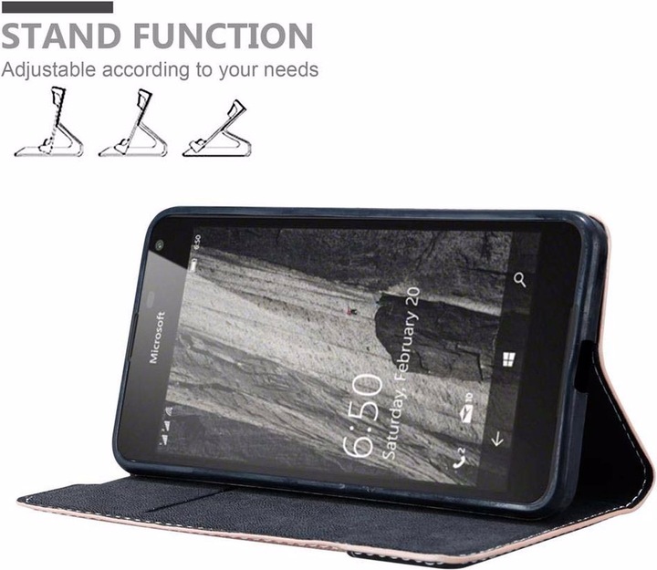 Actual product image Cadorabo Book X Wallet Cover (Microsoft Lumia 650)