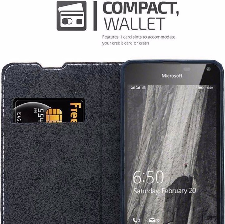 Actual product image Cadorabo Book X Wallet Cover (Microsoft Lumia 650)