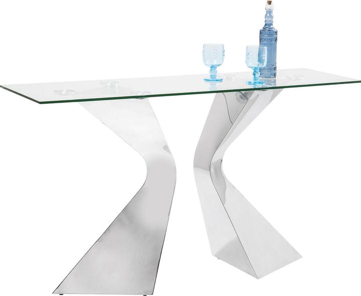 Immagine prodotto Kare Design Console Gloria Chrome (140 x 45 x 140 cm)