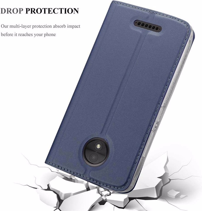 Actual product image Cadorabo Book Classy Style Cover (Motorola Moto C)